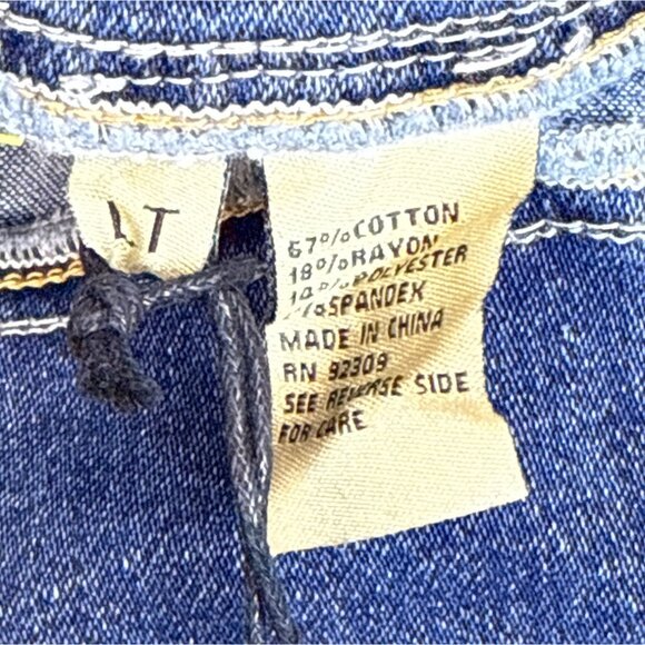 DSquared2 Women’s Blue Denim Bootcut Jeans Size LT - New - Picture 7 of 9